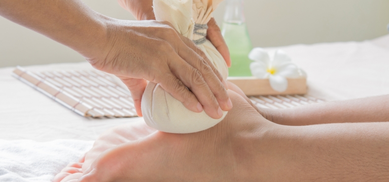 Herbal Poultice Massage
